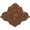 Ekena Millwork Piedmont Ceiling Medallion (Canopies up to 6 1/2"), 67 1/8"W x 48 5/8"H x 1 7/8"P, Polished Copper CM67PEPOS - alternate 4